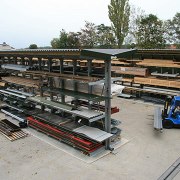 verzinkte draagarmstelling